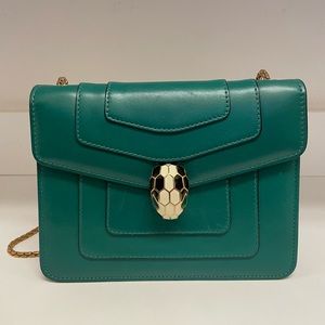 Bvlgari Leather Shoulder Bag